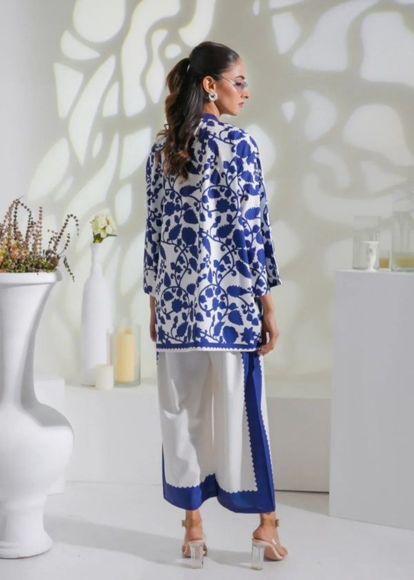 Neelofar Co-ord Set (Stitched)