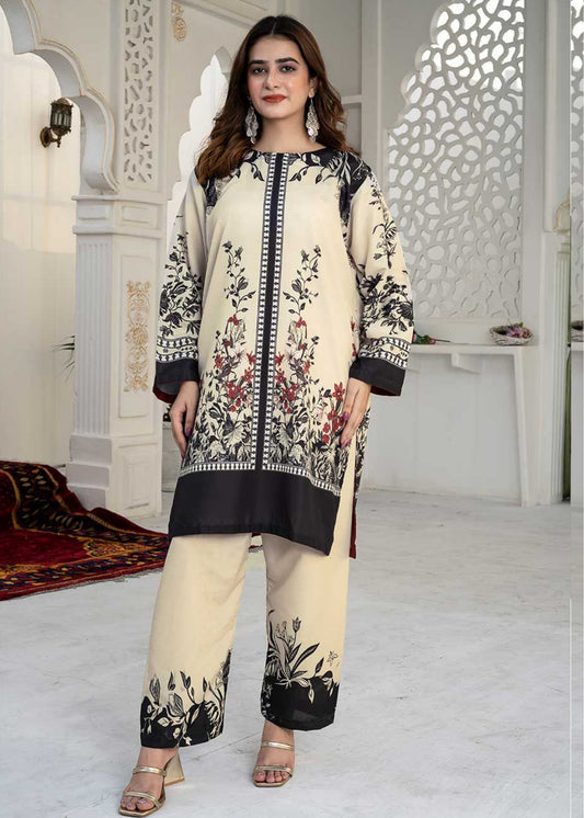 Zeenat Beige 2-Piece Suit (Stitched)