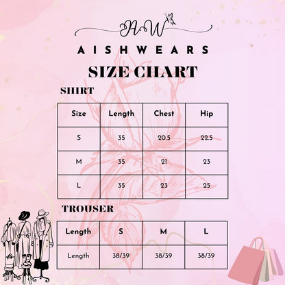 Iris Bloom 2-Piece Co-Ord Set (Stitched)